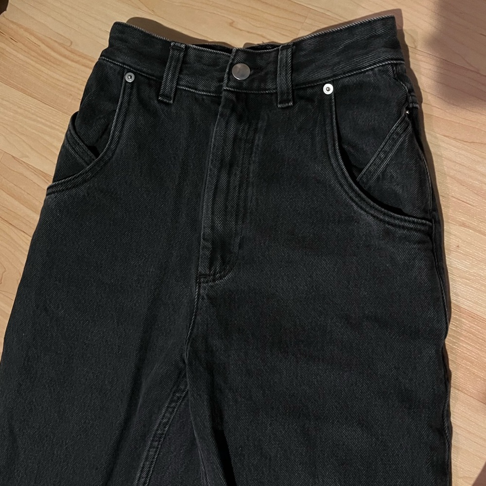 & other stories size 24 black jeans